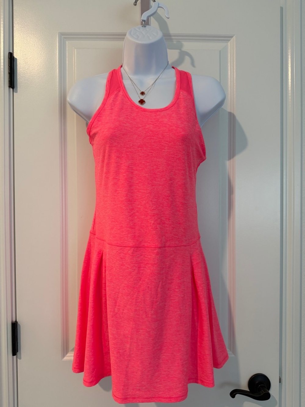 Old Navy Girls Bright Pink Racerback Skater Dress